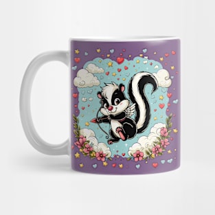 Cupid Skunk Mug